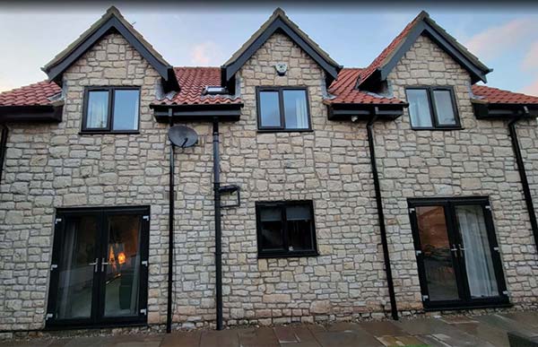 After – roofline replacement, front elevation