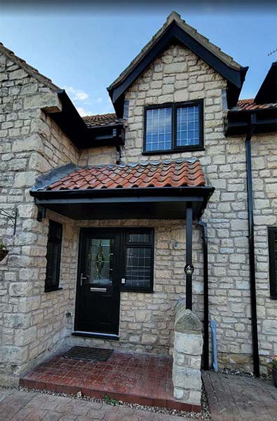 Before – front elevation prior to roofline upgrade
